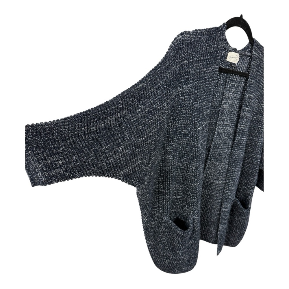 Universal Thread Navy Marled Cocoon Cardigan Size… - image 4